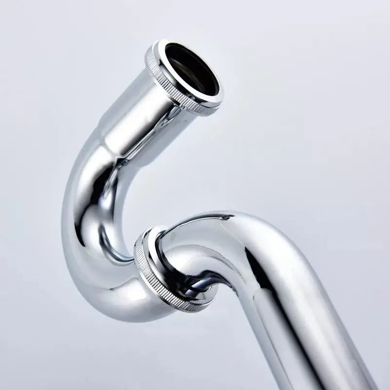 Chrome Pop Up Drain Stainless Steel Round Siphon