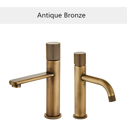 Basin Faucets Antique Bronze Bathroom Faucet & Cold