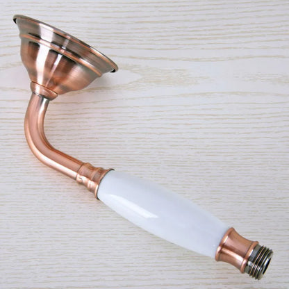 Antique Red Copper Brass Bathroom Rain Shower Head