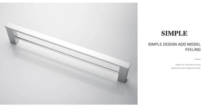 Stainless Steel Bathroom Wall Shelf Towel Bar Rack