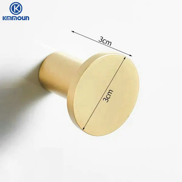 Brush Gold Stainless Steel Clothes Hook Wall Mounted