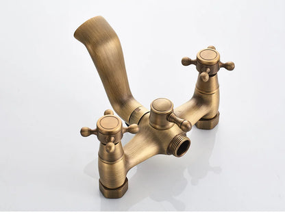 Poiqihy Antique Shower Wall Bathroom Bath Shower Faucet