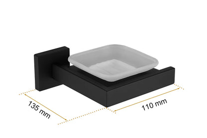 Black Bathroom Stainless Steel Wall Rack Towel Rack