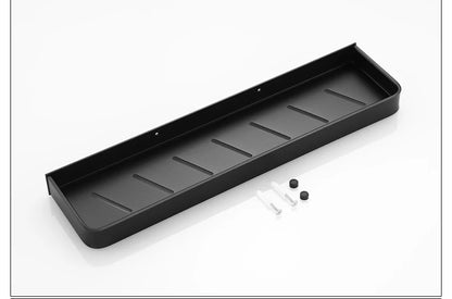 Black / White Bathroom Shelf Shampoo Holder Storage
