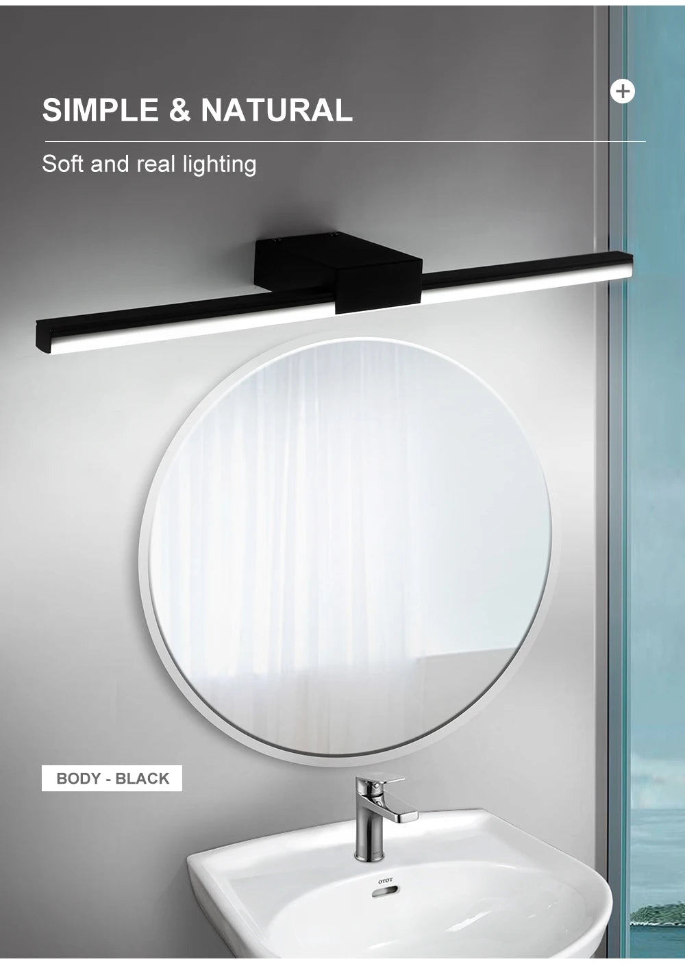Led Wall Lamp Bathroom Vanity Light 40cm 55cm
