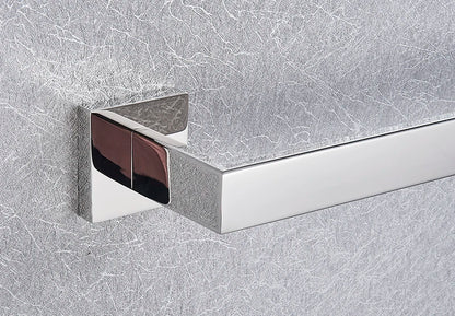 Bathroom Hardware Chrome Robe Hook Towel Rail Bar