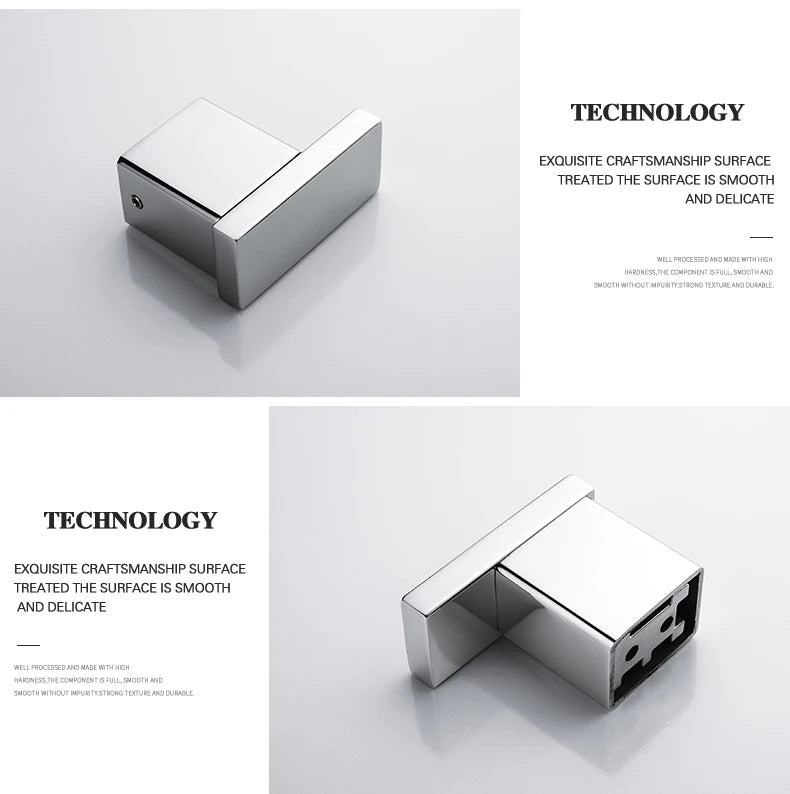 Stainless Steel Bathroom Wall Shelf Towel Bar Rack