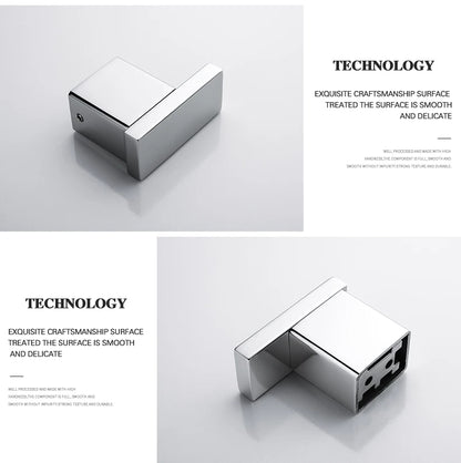 Stainless Steel Bathroom Wall Shelf Towel Bar Rack