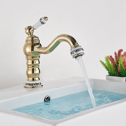 Bathroom Basin Sink Faucet Mixer Tap Handle Hole