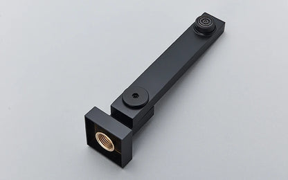Rozin Matte Black Thermostatic Shower Faucet Concealed Install