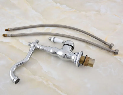 Polished Chrome Basin Sink Faucet Bathroom Basin Mixer
