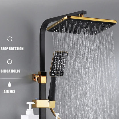 Cold Shower System Bathroom Led Digital Shower Wall