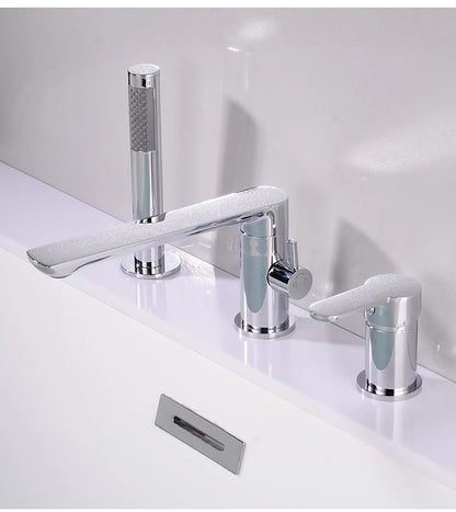 Ellen Bathtub Faucets Holes Black Cold Bath Shower