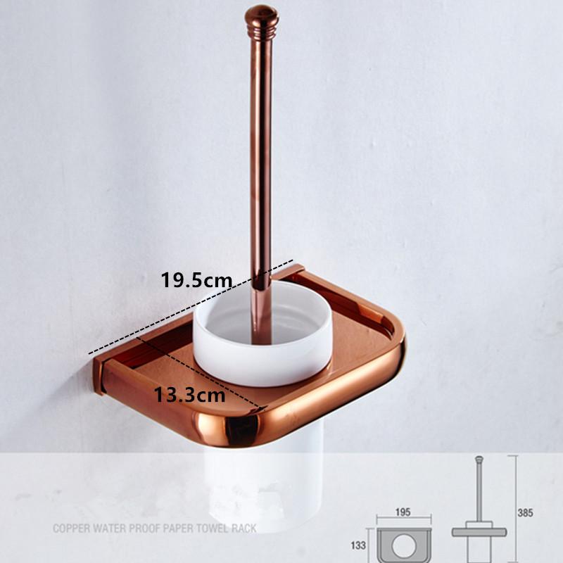 Biggers Luxury Rose Gold Copper Bathroom Paper Holder