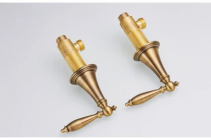 Ellen Antique Bronze Bath Sink Faucet Double Handle