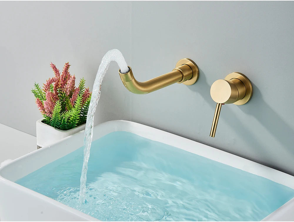 Matte Black Basin Faucet Brass White Bathroom Sink