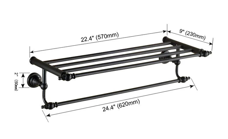 Black Oil Rubbed Bronze Brass Bathroom Bath Hardware
