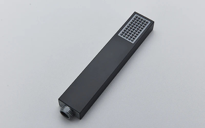 Rozin Matte Black Thermostatic Shower Faucet Concealed Install