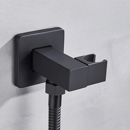 Black Shower Wall Mounted Shower Faucet Mixer 8/10/12/16