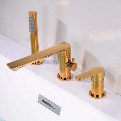Ellen Bathtub Faucets Holes Black Cold Bath Shower