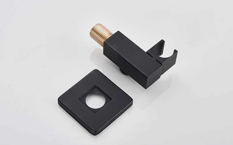 Black Shower Wall Mounted Shower Faucet Mixer 8/10/12/16