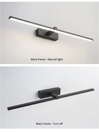 Modern Led Wall Lamp 120 100 80cm Mirror