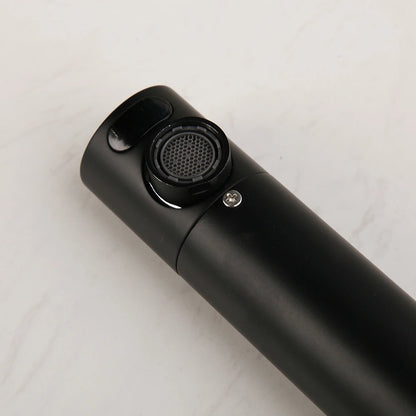 Zappo Matte Black Bathroom Faucet Wall Mount Sensor