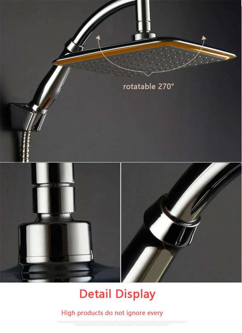 6/9 Inch Large Flow Supercharge Rain Shower Head