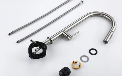 Gunmetal Faucet Pull Down Sprayer Handle Hole Pull
