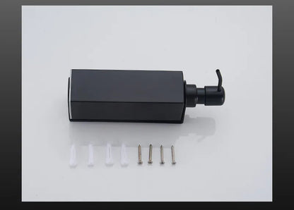 Black Liquid Soap Dispenser Shampoo Hotel Bathroom Wall