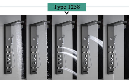 Luxury Led Shower Panel Spa Massage Jet Shower