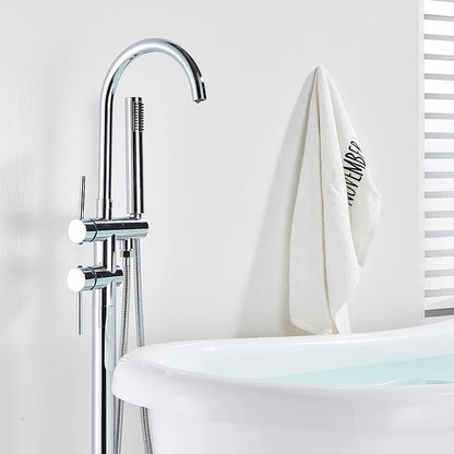 Rozin Black Floor Standing Bathtub Faucet Colors Standing