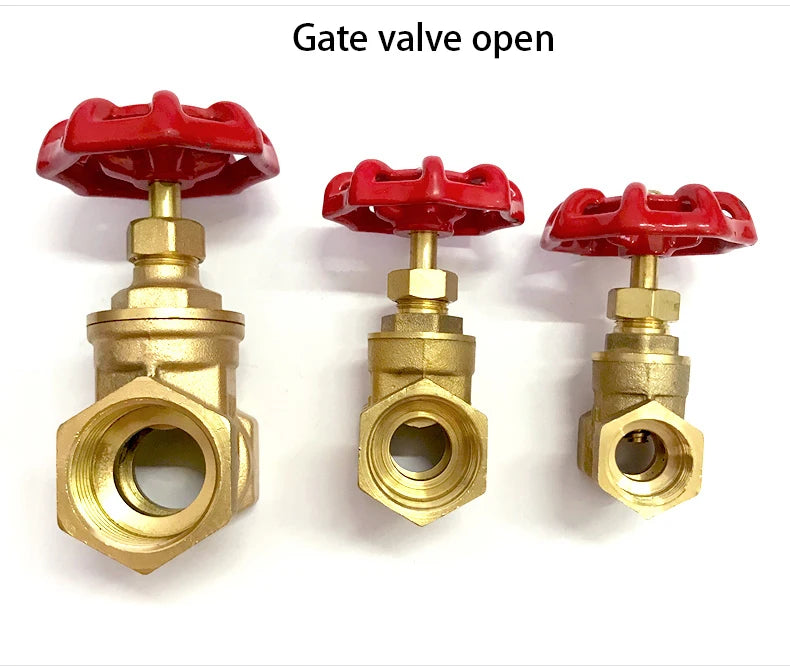 1/4 3/8 1/2 3/4 Inch Brass Gate Valves