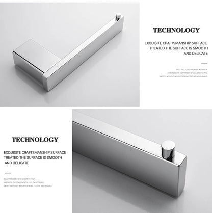 Stainless Steel Bathroom Wall Shelf Towel Bar Rack