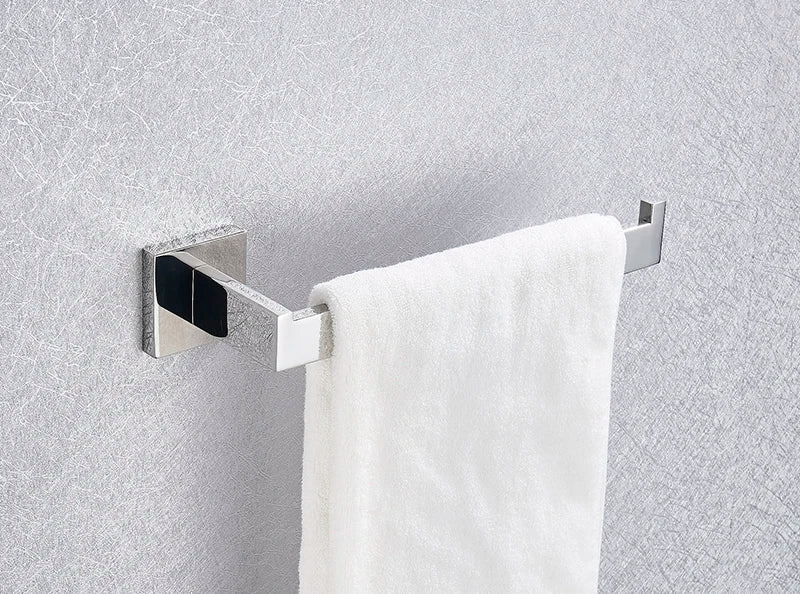 Bathroom Hardware Chrome Robe Hook Towel Rail Bar