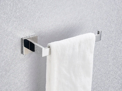 Bathroom Hardware Chrome Robe Hook Towel Rail Bar