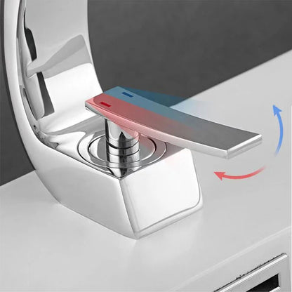 Bathroom Basin Faucet Deck Mount Washing Sink Cold