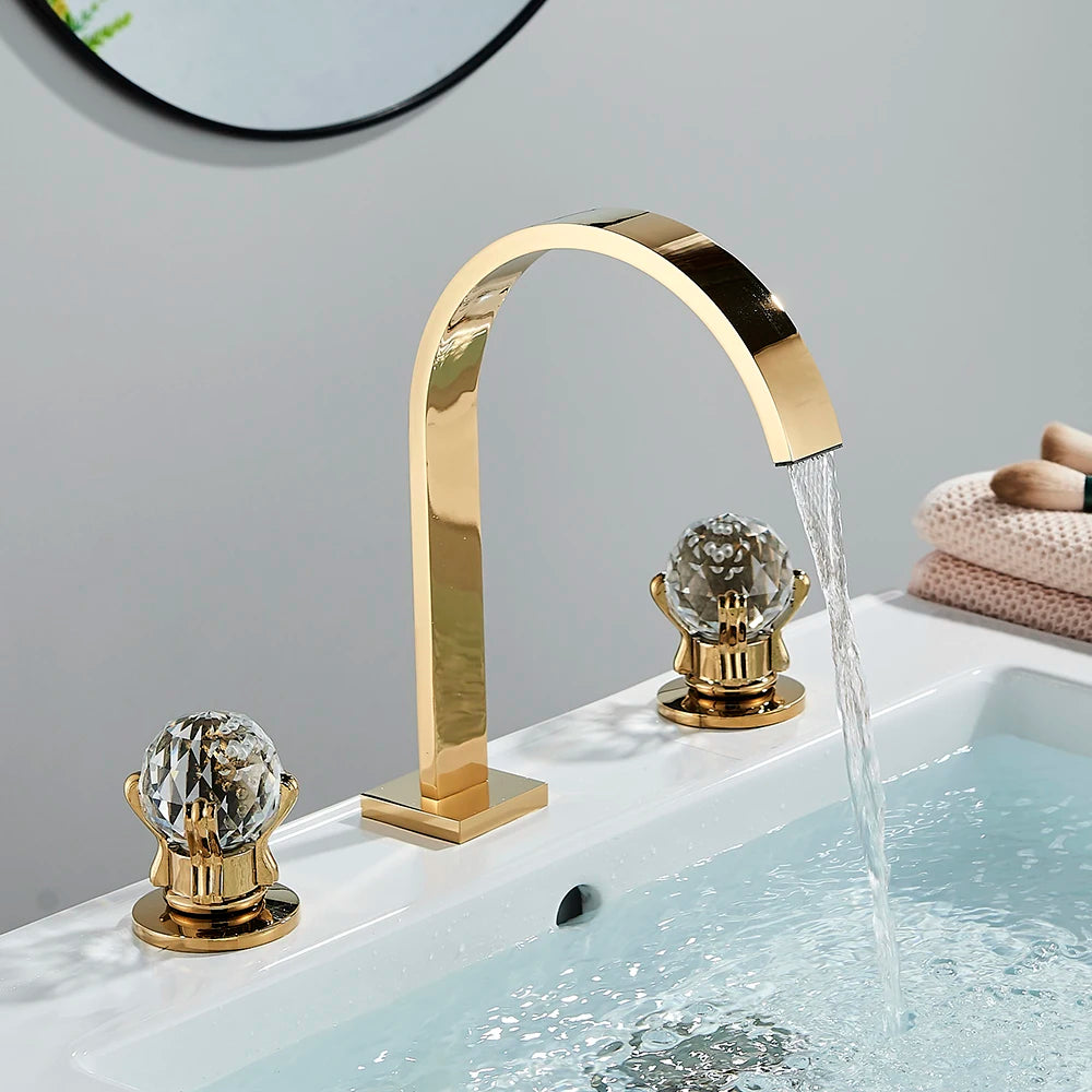 Black Bathroom Basin Faucet Cold Water Mixer Faucets