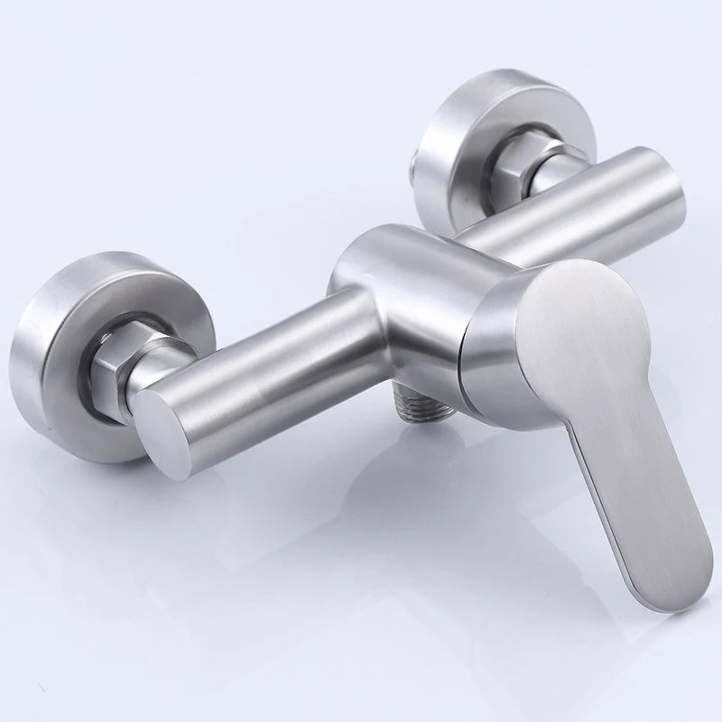 Bathroom Shower Faucet 304 Stainless Steel Triple Bathtub