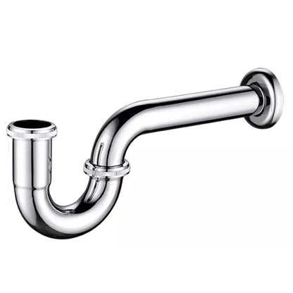 Chrome Pop Up Drain Stainless Steel Round Siphon