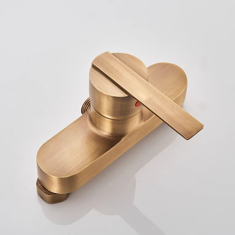 Rainfall Bathroom Shower Brass Antique Shower Mixers Handshower