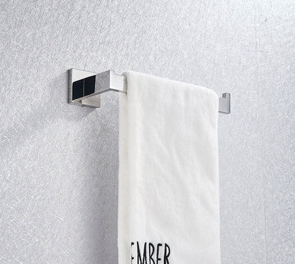 Bathroom Hardware Chrome Robe Hook Towel Rail Bar