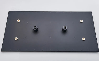 Rozin Matte Black Thermostatic Shower Faucet Concealed Install