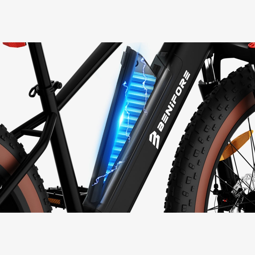 LUCKEEP C26 26" Mountainbike Elektrofahrrad 750W (1400W Spitze) Motor 48V 15Ah Batterie