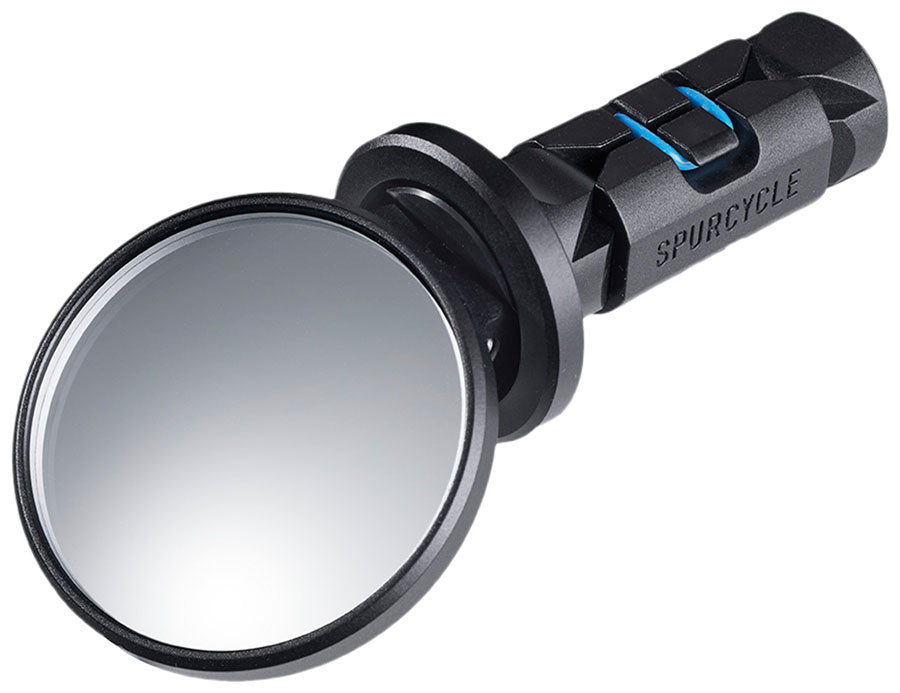 Spurcycle R35 Pro Bar End Aluminum Mirror 35mm Black, Vibration Resistant 1
