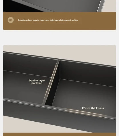 Stainless Steel Niche Bathroom Shelf-Embedded Tv Cabinet Style