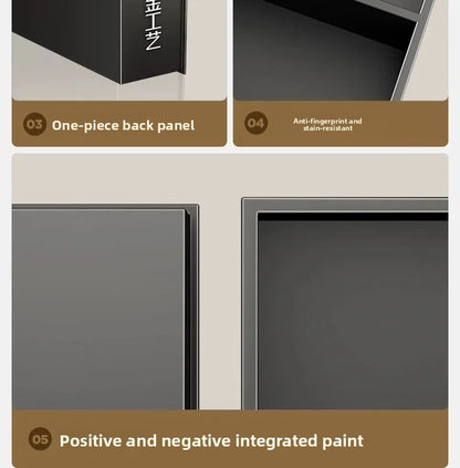 Stainless Steel Niche Bathroom Shelf-Embedded Tv Cabinet Style