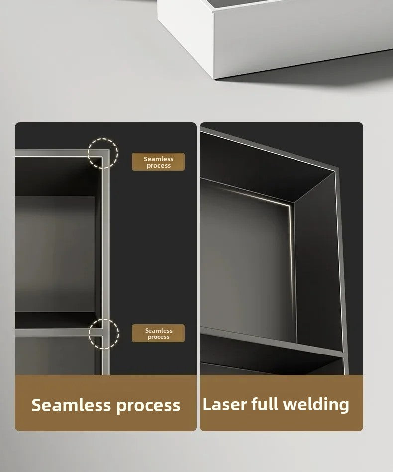 Stainless Steel Niche Bathroom Shelf-Embedded Tv Cabinet Style