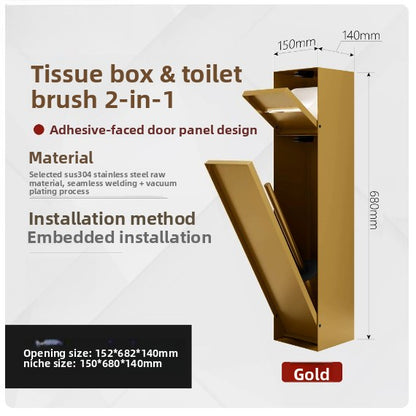 Concealed Bathroom Toilet Hotel Apartment Up Down Open