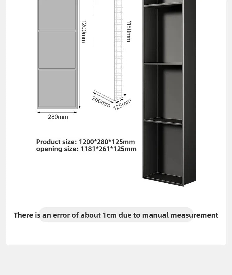 Stainless Steel Niche Bathroom Shelf-Embedded Tv Cabinet Style